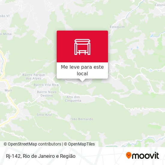 Rj-142 mapa