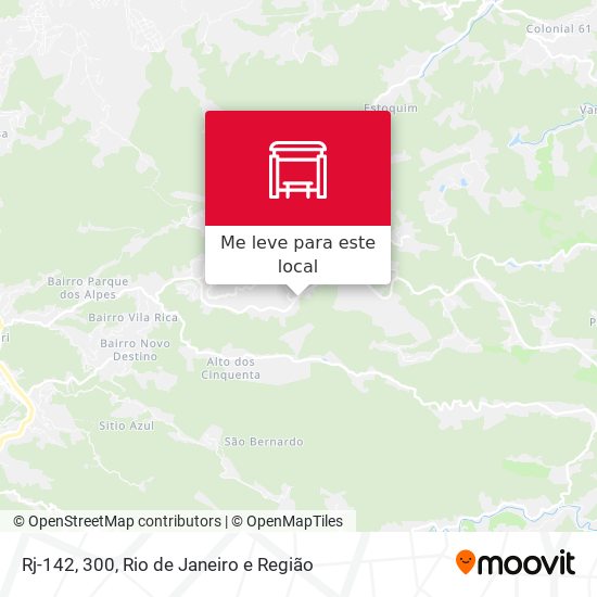 Rj-142, 300 mapa