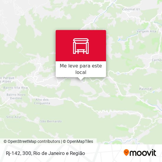 Rj-142, 300 mapa