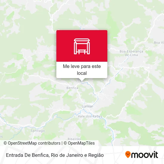 Entrada De Benfica mapa