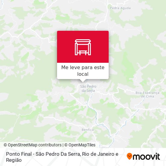 Ponto Final - São Pedro Da Serra mapa