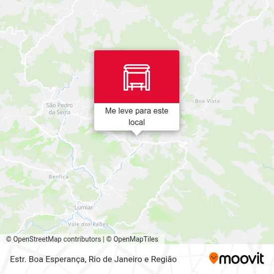 Estr. Boa Esperança mapa