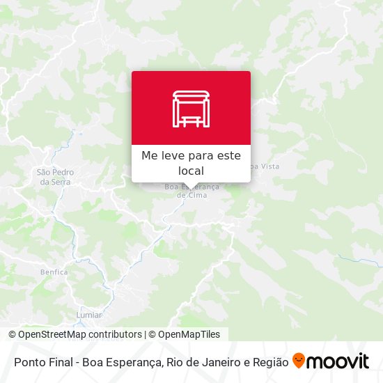 Ponto Final - Boa Esperança mapa