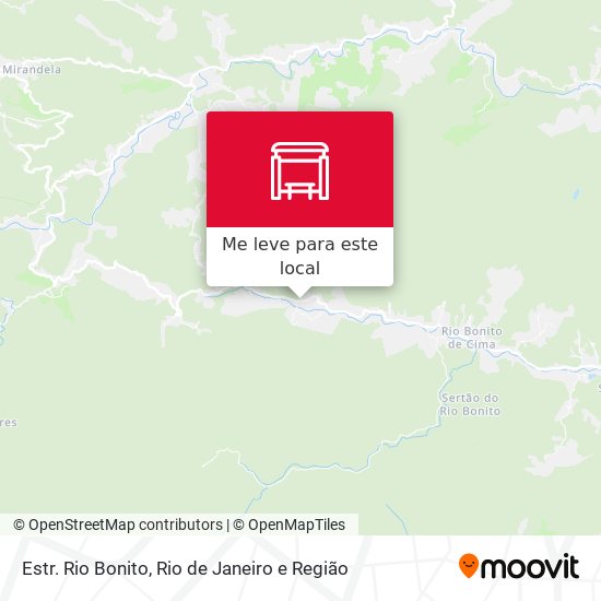 Estr. Rio Bonito mapa