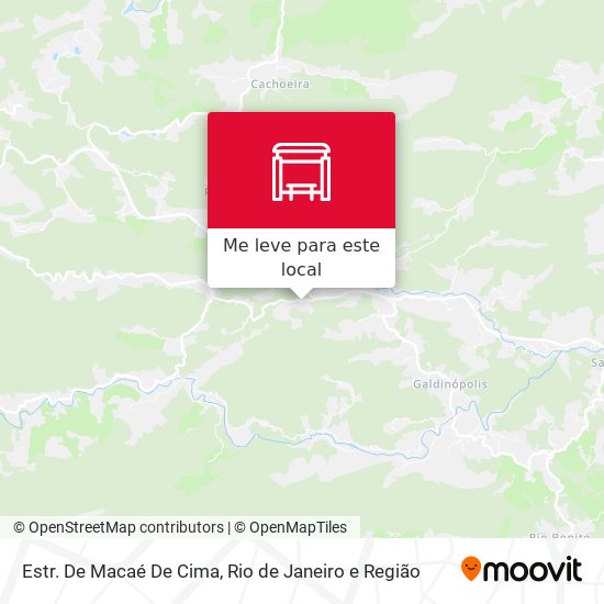 Estr. De Macaé De Cima mapa