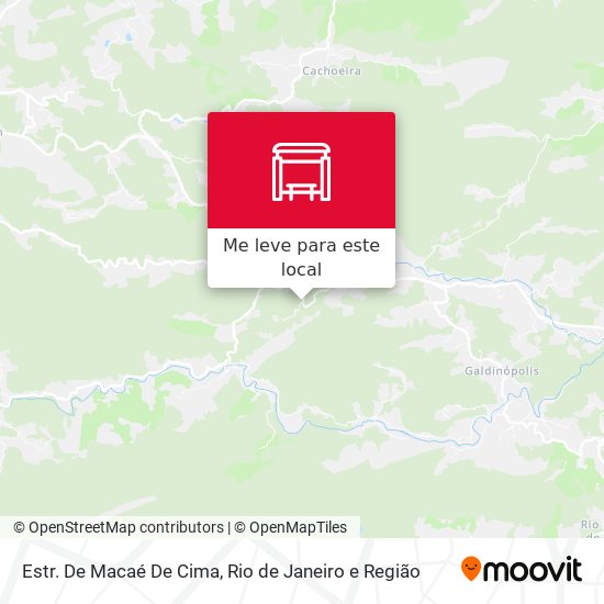 Estr. De Macaé De Cima mapa
