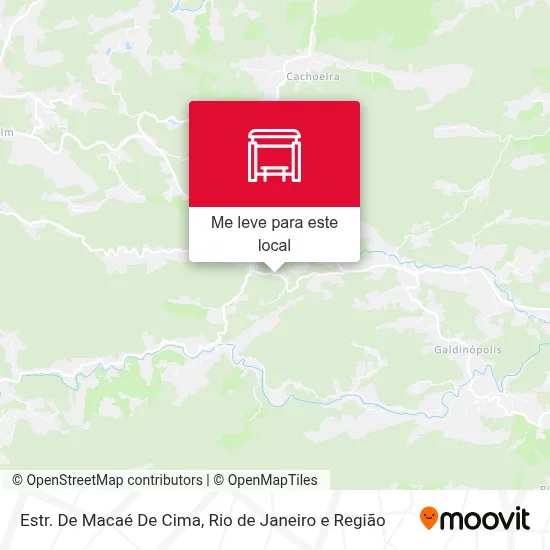 Estr. De Macaé De Cima mapa