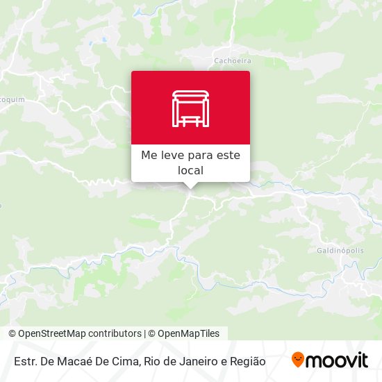 Estr. De Macaé De Cima mapa
