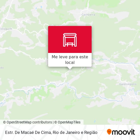 Estr. De Macaé De Cima mapa