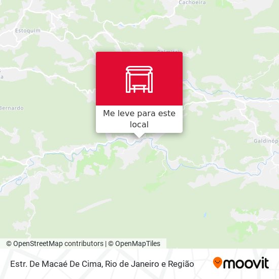 Estr. De Macaé De Cima mapa