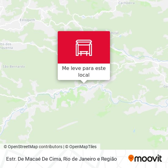 Estr. De Macaé De Cima mapa