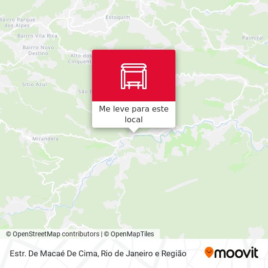Estr. De Macaé De Cima mapa