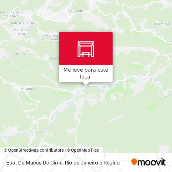 Estr. De Macaé De Cima mapa