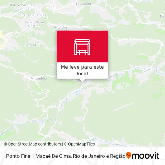 Ponto Final - Macaé De Cima mapa