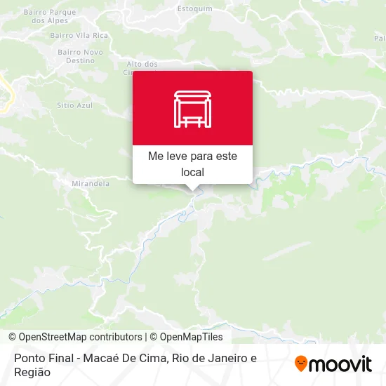 Ponto Final - Macaé De Cima mapa