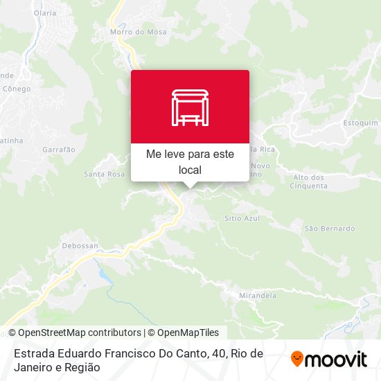 Estrada Eduardo Francisco Do Canto, 40 mapa