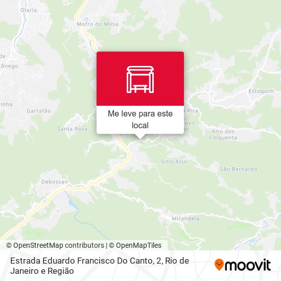 Estrada Eduardo Francisco Do Canto, 2 mapa
