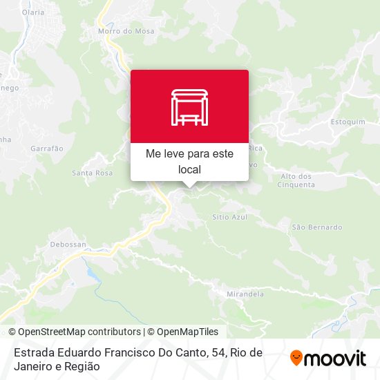 Estrada Eduardo Francisco Do Canto, 54 mapa