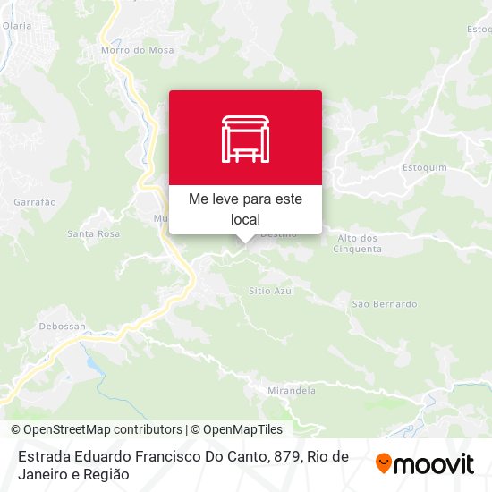 Estrada Eduardo Francisco Do Canto, 879 mapa