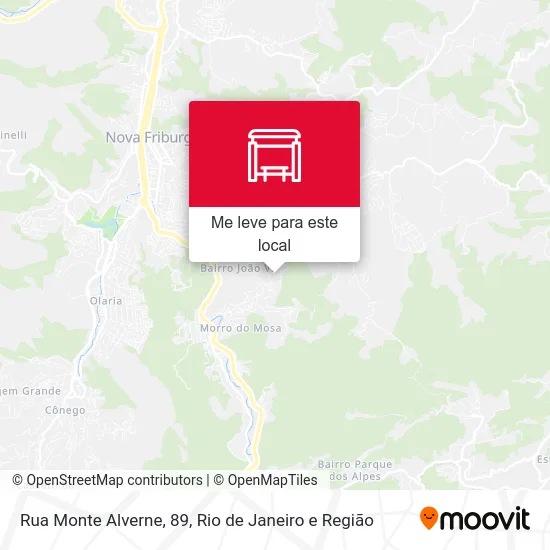 Rua Monte Alverne, 89 mapa
