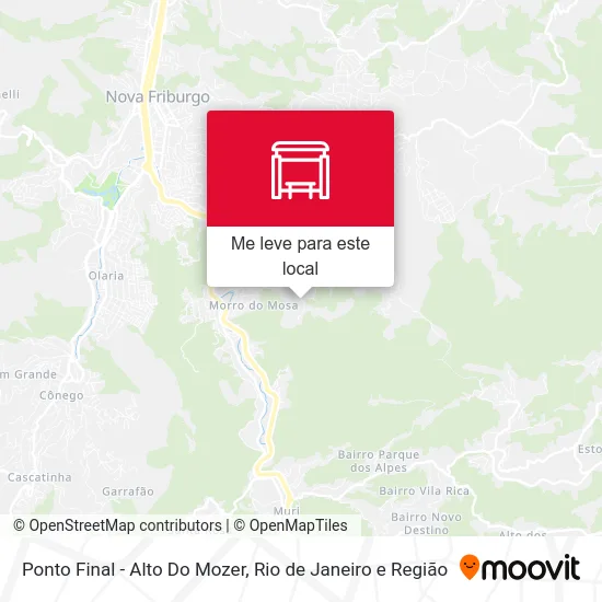 Ponto Final - Alto Do Mozer mapa