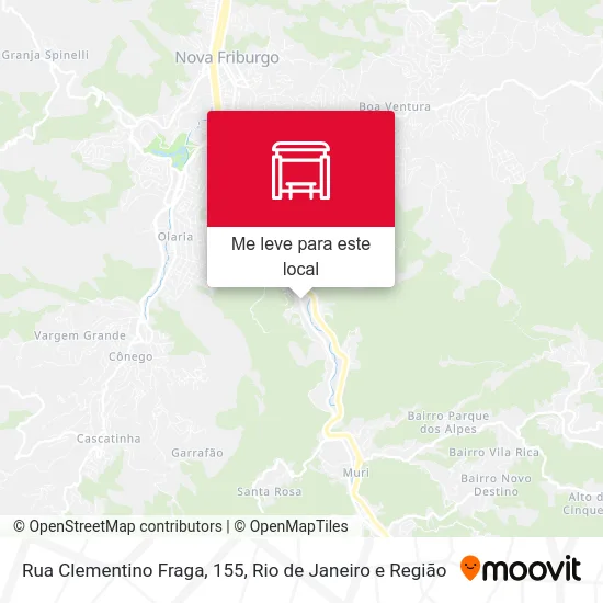Rua Clementino Fraga, 155 mapa