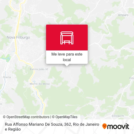 Rua Affonso Mariano De Souza, 362 mapa