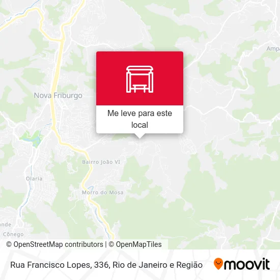 Rua Francisco Lopes, 336 mapa