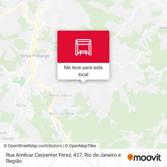 Rua Amílcar Carpenter Ferez, 427 mapa