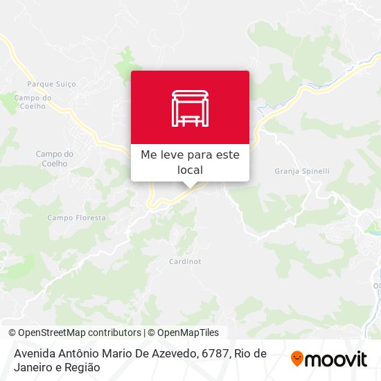 Avenida Antônio Mario De Azevedo, 6787 mapa