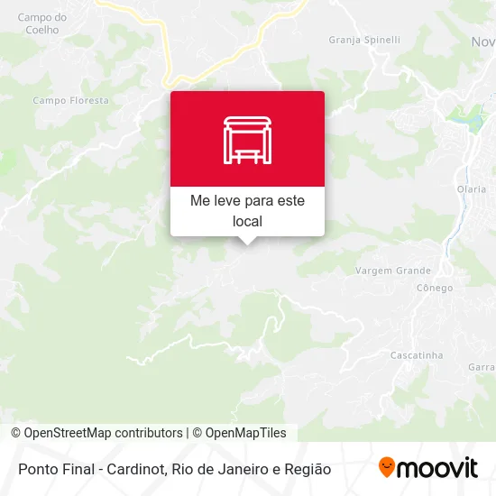 Ponto Final - Cardinot mapa