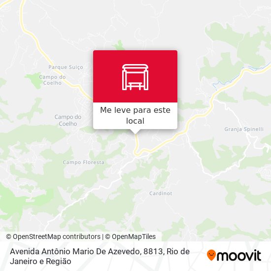 Avenida Antônio Mario De Azevedo, 8813 mapa