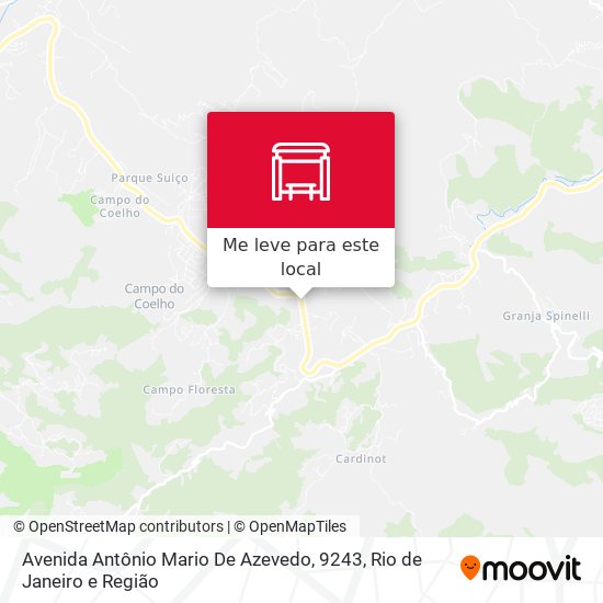 Avenida Antônio Mario De Azevedo, 9243 mapa