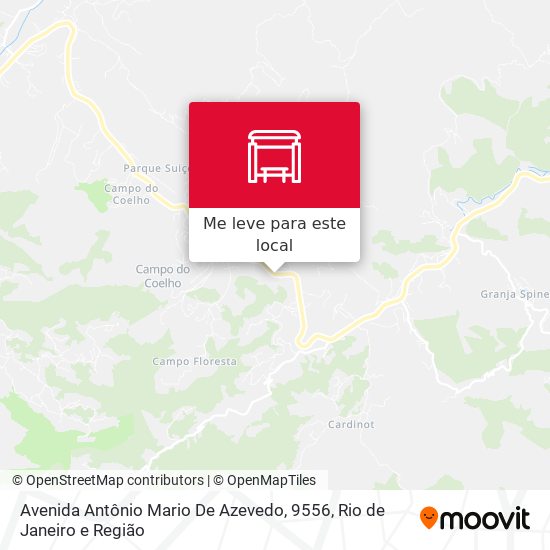 Avenida Antônio Mario De Azevedo, 9556 mapa