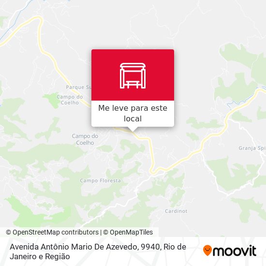 Avenida Antônio Mario De Azevedo, 9940 mapa