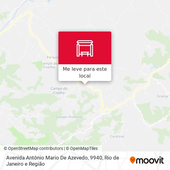 Avenida Antônio Mario De Azevedo, 9940 mapa