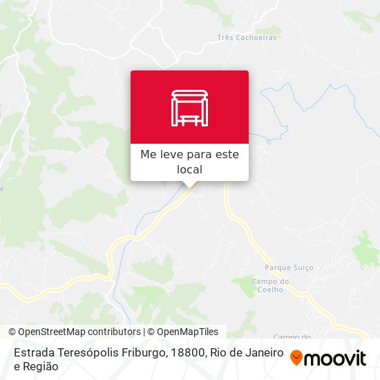 Estrada Teresópolis Friburgo, 18800 mapa