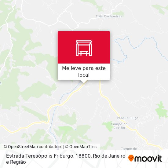 Estrada Teresópolis Friburgo, 18800 mapa