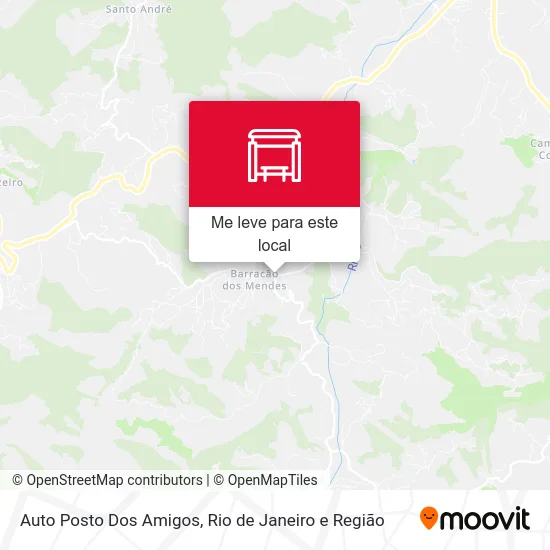 Auto Posto Dos Amigos mapa