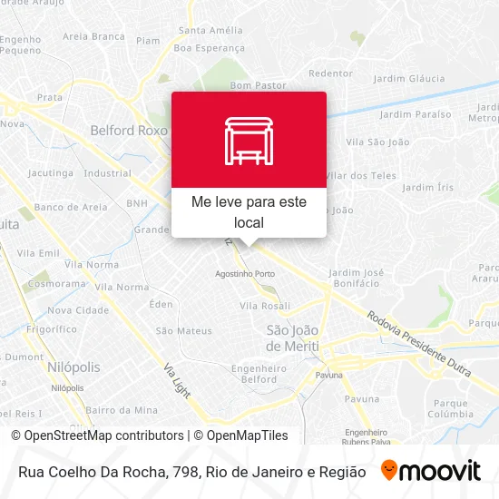 Rua Coelho Da Rocha, 798 mapa