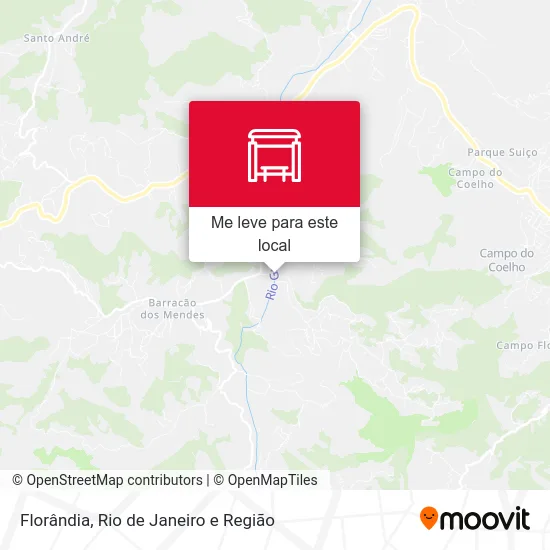 Florândia mapa