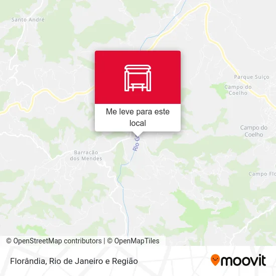 Florândia mapa
