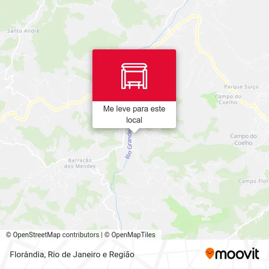 Florândia mapa