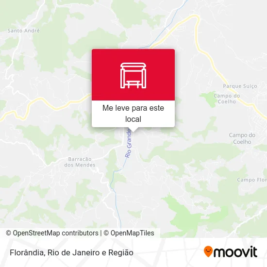 Florândia mapa
