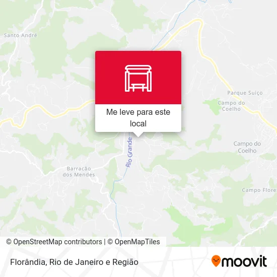 Florândia mapa