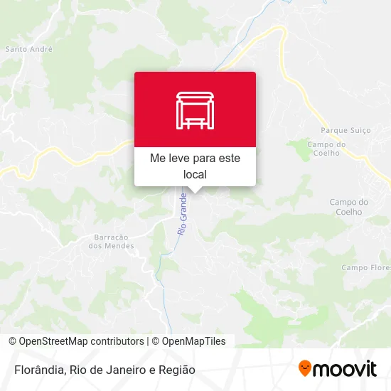 Florândia mapa