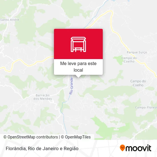 Florândia mapa