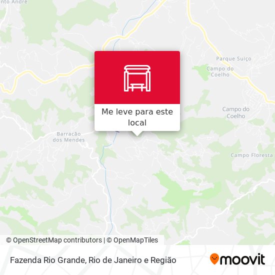 Fazenda Rio Grande mapa