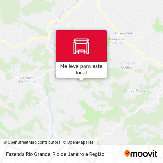 Fazenda Rio Grande mapa