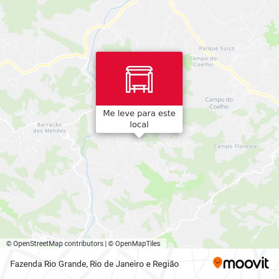 Fazenda Rio Grande mapa